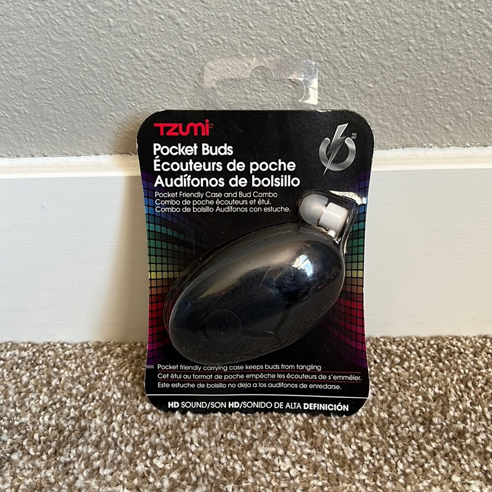 Tzumi Black Pocket Buds